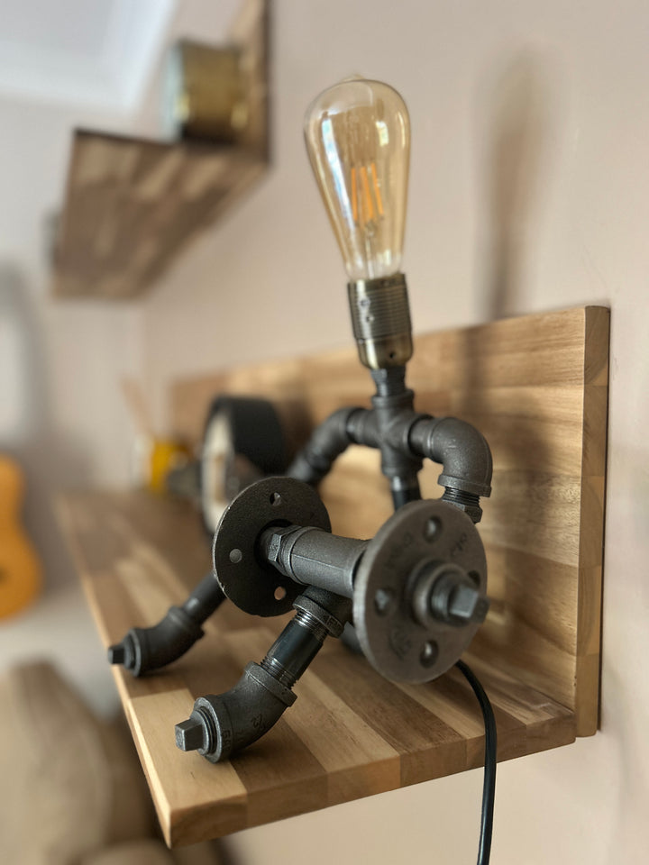 Pipework 'Weightlifter' lamp