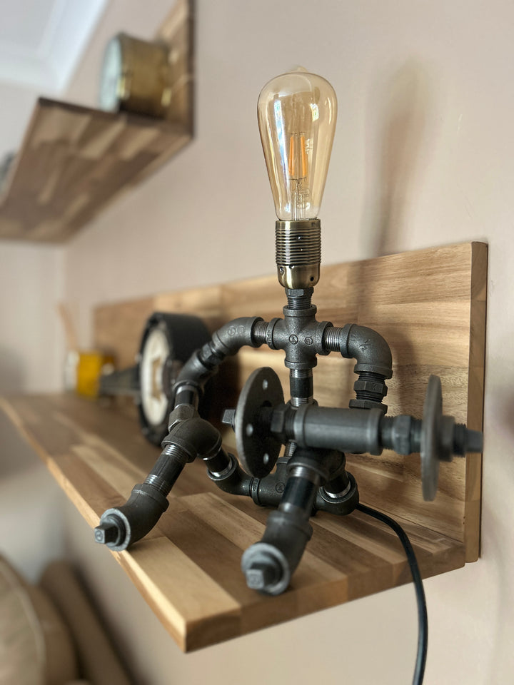 Pipework 'Weightlifter' lamp
