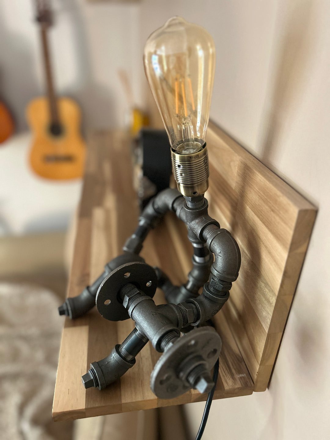 Pipework 'Weightlifter' lamp