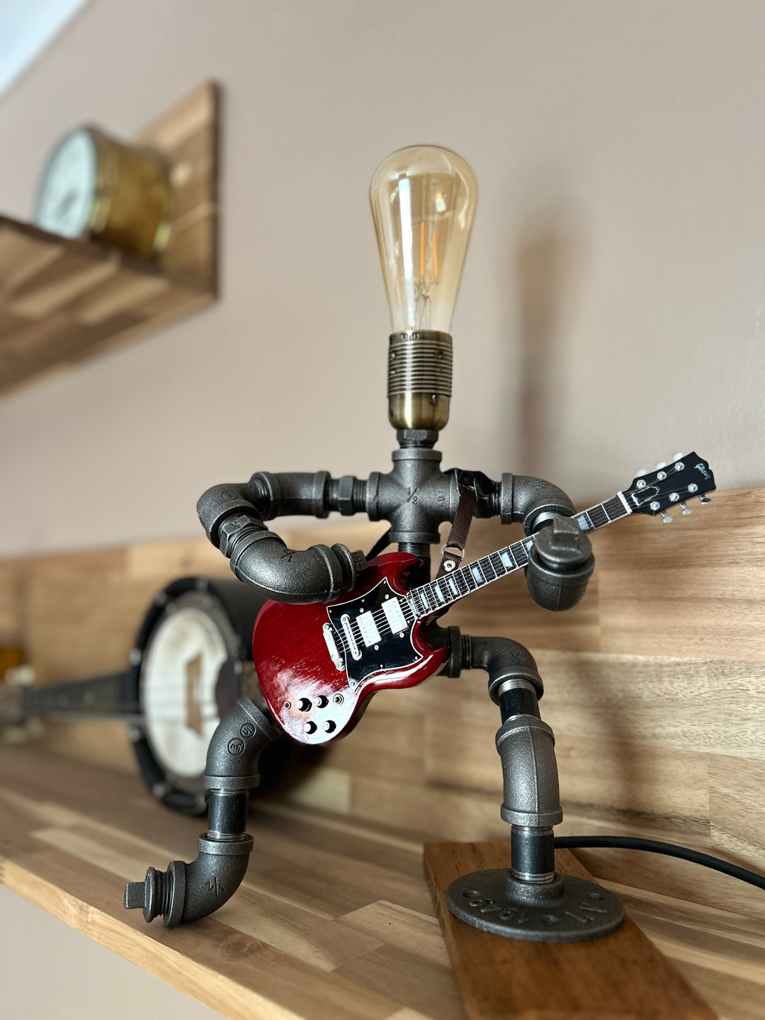 Rock Guitar Hero Lamp - AC/DC replica