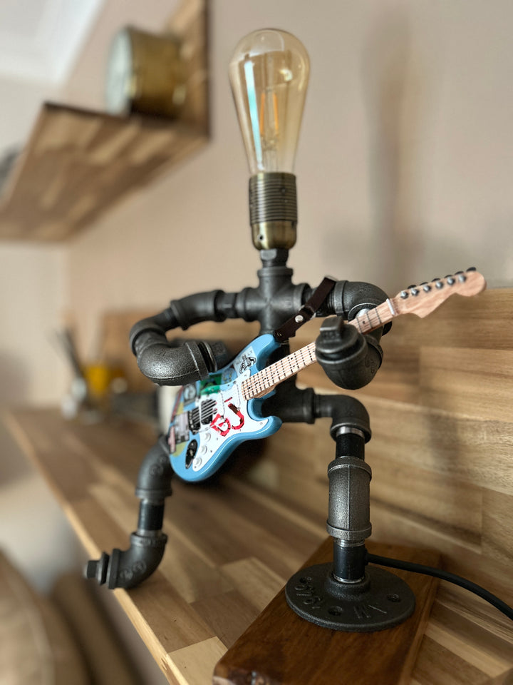 Rock Guitar Hero Lamp - Green Day replica