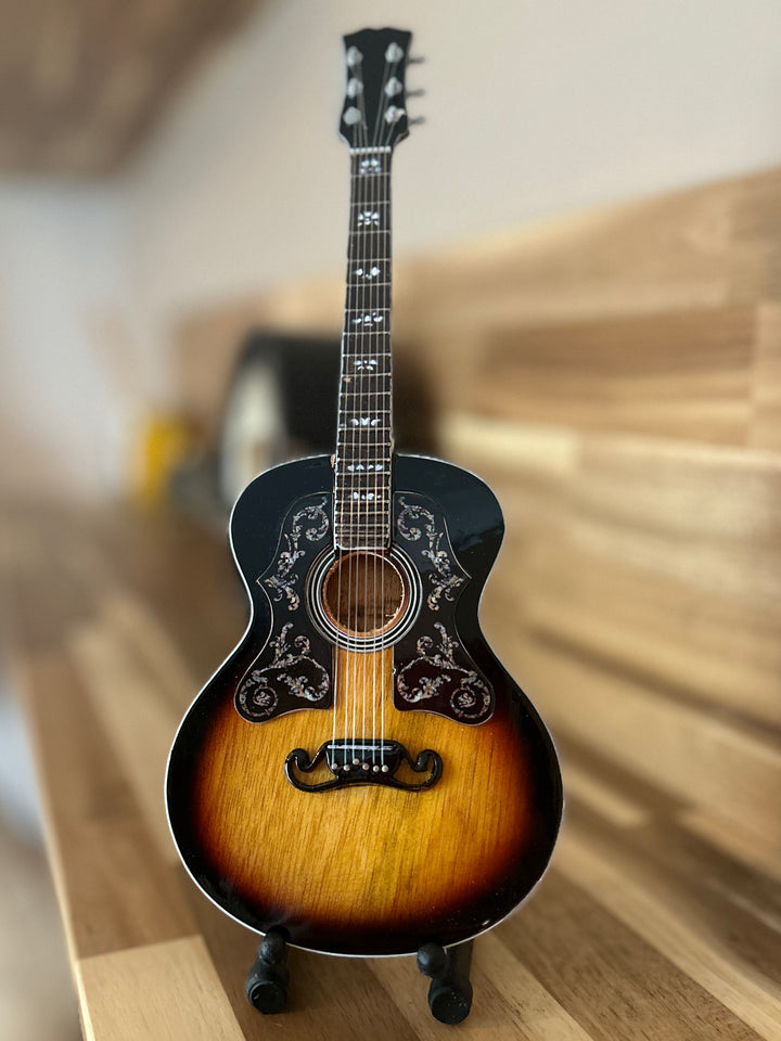 Miniature Guitar - Bob Dylan replica